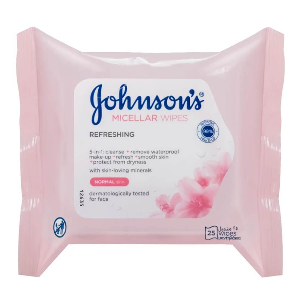 JOHNSON’S EYES & FACE NORMAL ΥΓΡΑ ΜΑΝΤΗΛΑΚΙΑ ΝΤΕΜΑΚΙΓΙΑΖ 25τεμ.