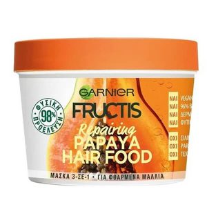 GARNIER FRUCTIS ΜΑΣΚΑ ΜΑΛΛΙΩΝ 3 ΣΕ 1 390ml HAIR FOOD PAPAYA