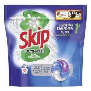 SKIP ΚΑΨΟΥΛΕΣ ΠΛΥΝΤΗΡΙΟΥ ΡΟΥΧΩΝ ULTIMATE FRESH 39τεμ.