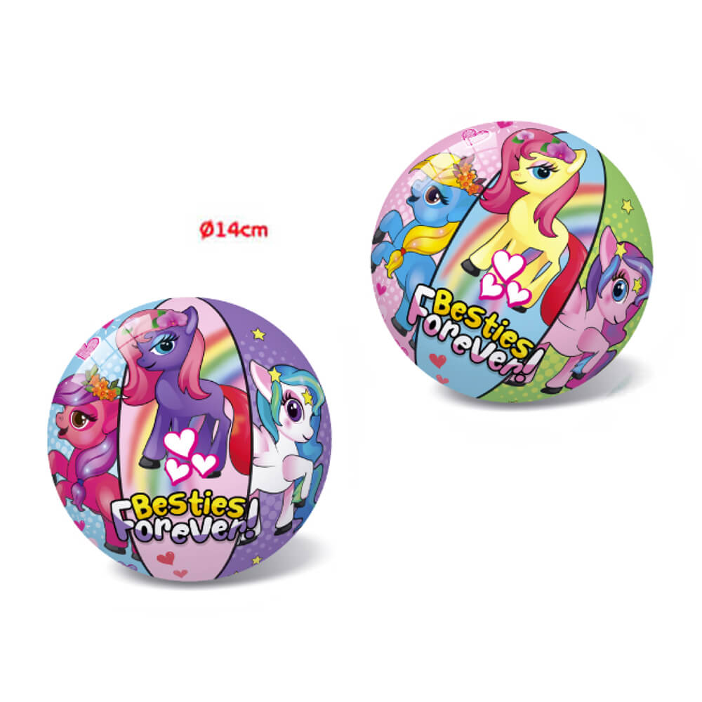 ΜΠΑΛΑ ΠΛΑΣΤΙΚΗ PONY-BESTIES FOR EVER ΜΙΚΡΗ 14εκ. /3210 - Image 3