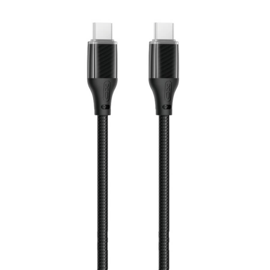ΚΑΛΩΔΙΟ ΦΟΡΤΙΣΗΣ TYPE C to TYPE C 1m 60W ΜΑΥΡΟ XO-NBQ291B