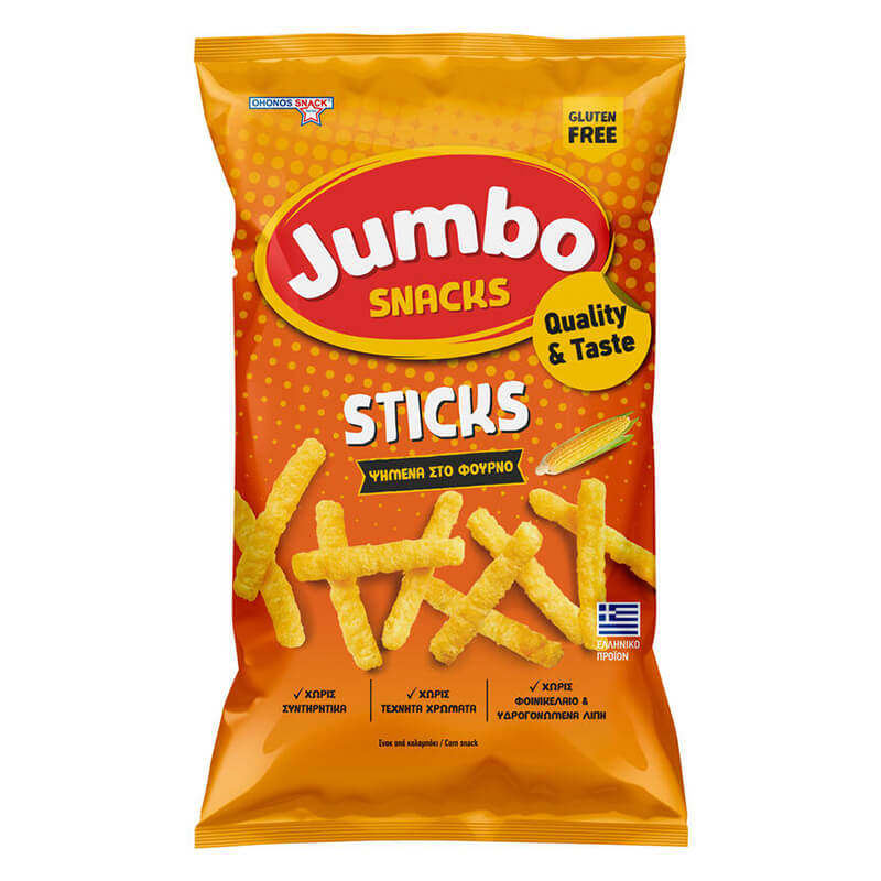 JUMBO STICKS ΜΕ ΤΥΡΙ ΧΩΡΙΣ ΓΛΟΥΤΕΝΗ 100g