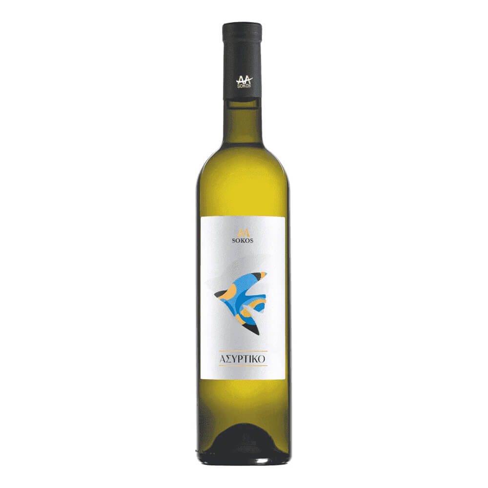 ΣΩΚΟΣ ΑΣΥΡΤΙΚΟ ΟΙΝΟΣ ΛΕΥΚΟΣ 750ml