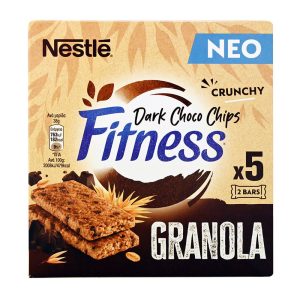 NESTLE FITNESS GRANOLA BAR 5x38g ΜΑΥΡΗ ΣΟΚΟΛΑΤΑ