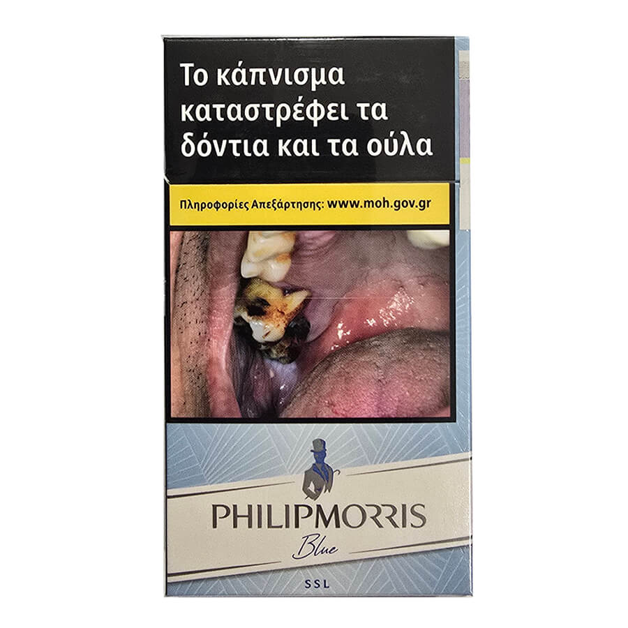 PHILIP MORRIS SSL SLIM BLUE 100S BOX 20's