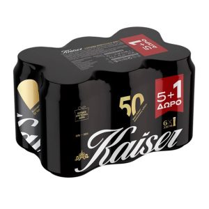 KAISER ΜΠΙΡΑ PILSNER ΚΟΥΤΙ ΣΕΤ 6x330ml 5.2% vol.