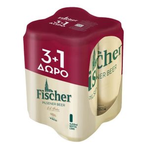 FISCHER ΜΠΙΡΑ ΚΟΥΤΙ ΣΕΤ 4x330ml (3+1 ΔΩΡΟ) 5% vol.