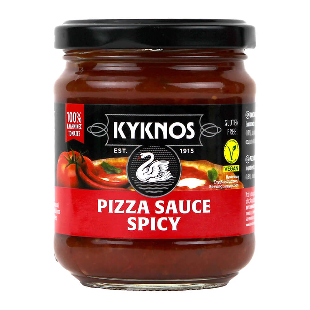 KYKNOS Σάλτσα Pizza Sauce ΤΟΜΑΤΑΣ ΠΙΚΑΝΤΙΚΗ 195g