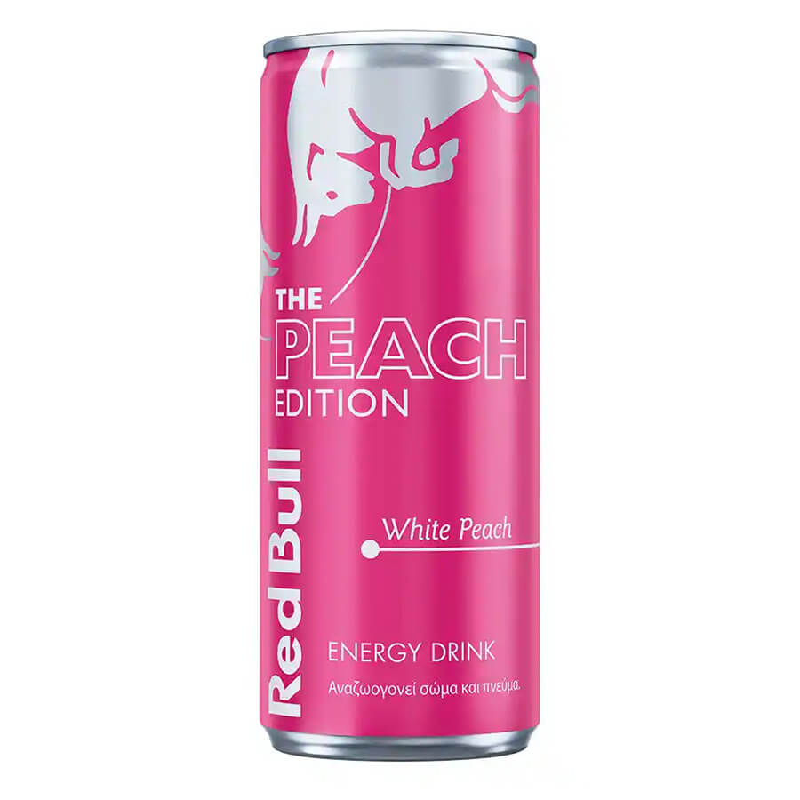 RED BULL ENERGY DRINK 250ml WHITE PEACH EDITION