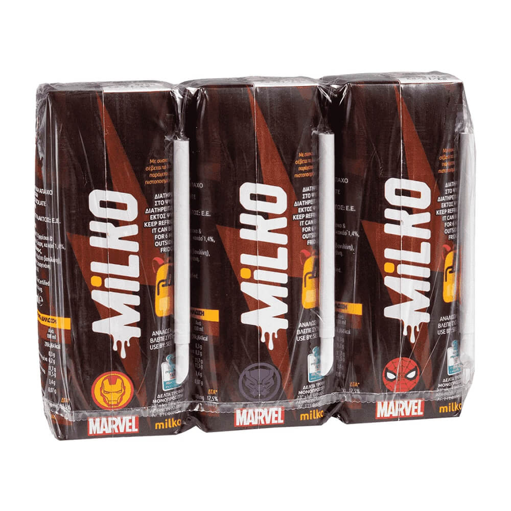 ΔΕΛΤΑ MILKO ΣΟΚΟΛΑΤΟΥΧΟ ΓΑΛΑ 3x250ml