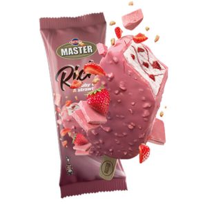ΚΡΙ ΚΡΙ ΠΑΓΩΤΟ ΞΥΛΑΚΙ MASTER RICH RUBY CHOCO & STRAWBERRIES 72g