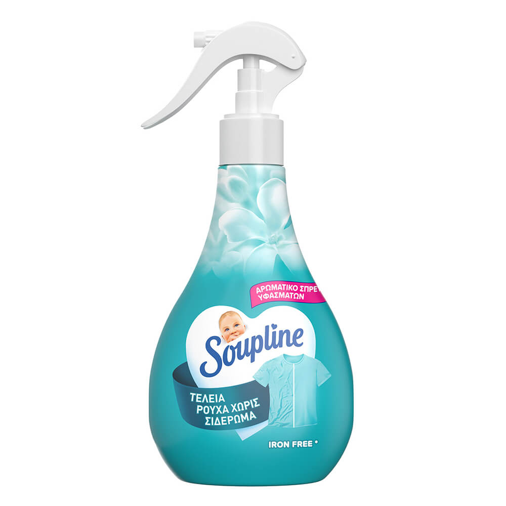 SOUPLINE ΑΡΩΜΑΤΙΚΟ SPRAY ΥΦΑΣΜΑΤΩΝ IRON FREE 300ml