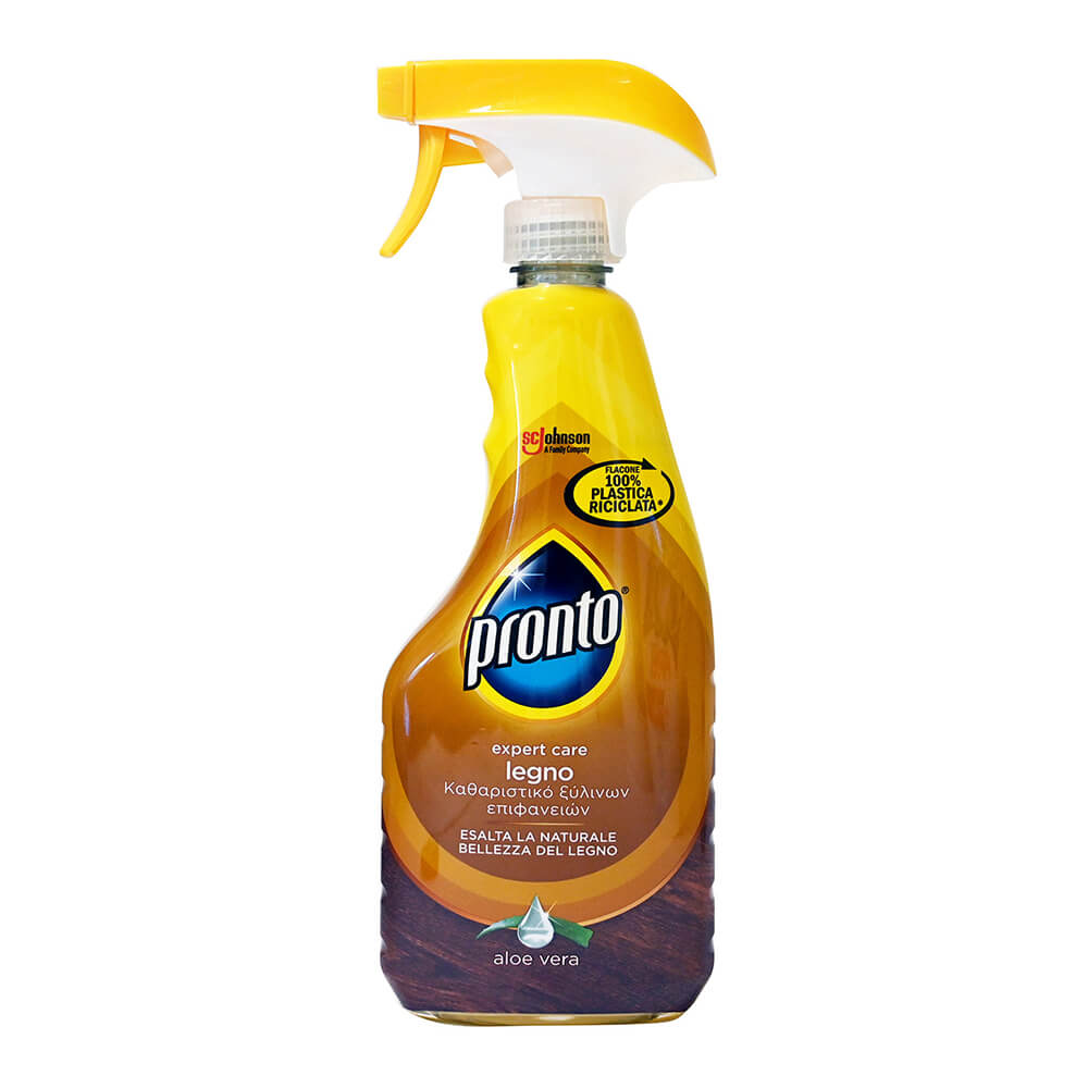PRONTO SPRAY ΓΙΑ ΞΥΛΙΝΕΣ ΕΠΙΦΑΝΕΙΕΣ ΜΕ ΑΝΤΛΙΑ 500ml ALOE VERA
