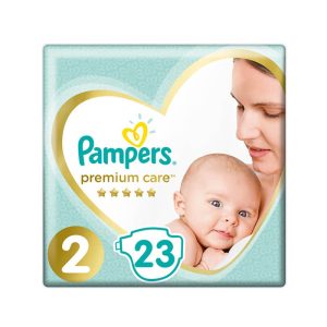 PAMPERS PREMIUM CARE No.2 (4-8kg) 23τεμ.