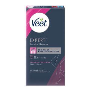 VEET ΑΠΟΤΡΙΧΩΤΙΚΕΣ ΤΑΙΝΙΕΣ ΚΕΡΙΟΥ ΣΩΜΑΤΟΣ 20τεμ. NORMAL SKIN