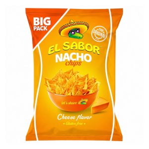EL SABOR NACHOS CHIPS CHEESE ΜΕ ΤΥΡΙ 180g