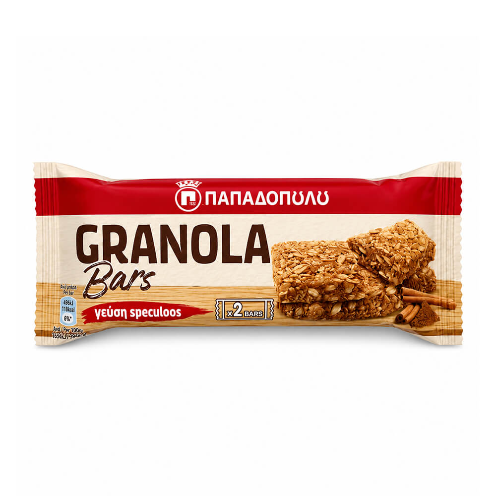 ΠΑΠΑΔΟΠΟΥΛΟΥ GRANOLA BAR ΜΕ ΓΕΥΣΗ SPECULOOS 42g