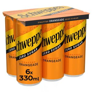 SCHWEPPES ΑΝΑΨΥΚΤΙΚΟ ORANGEADE ΑΝΘΟΣ ΠΟΡΤΟΚΑΛΙΟΥ SET 6x330ml