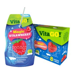 VITA GO ΦΥΣΙΚΟΣ ΧΥΜΟΣ 8x200ml MAGIC STRAWBERRY