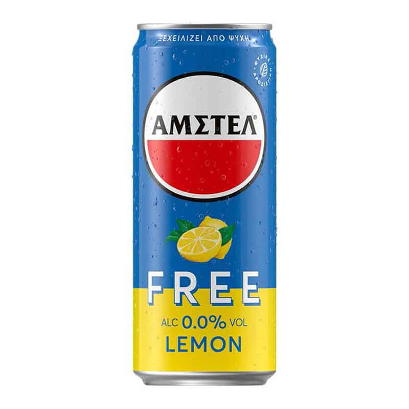 ΑΜΣΤΕΛ FREE LEMON ΜΠΙΡΑ ΧΩΡΙΣ ΑΛΚΟΟΛ ΚΟΥΤΙ 330ml 0% vol.