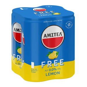 ΑΜΣΤΕΛ FREE LEMON ΜΠΙΡΑ ΧΩΡΙΣ ΑΛΚΟΟΛ ΚΟΥΤΙ ΣΕΤ 4X330ml 0% vol.