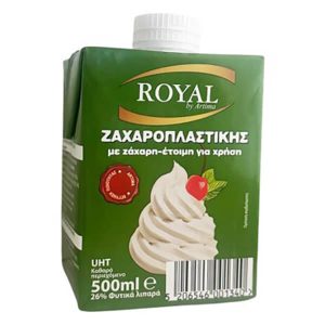 ROYAL ΚΡΕΜΑ ΖΑΧΑΡΟΠΛΑΣΤΙΚΗΣ ΜΕ ΦΥΤΙΚΑ ΛΙΠΑΡΑ 500ml