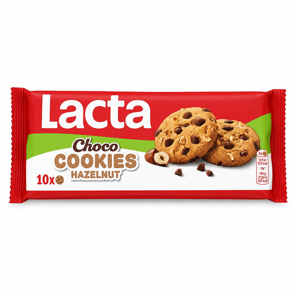 LACTA ΜΠΙΣΚΟΤΑ CHOCO COOKIES HAZELNUT 135g