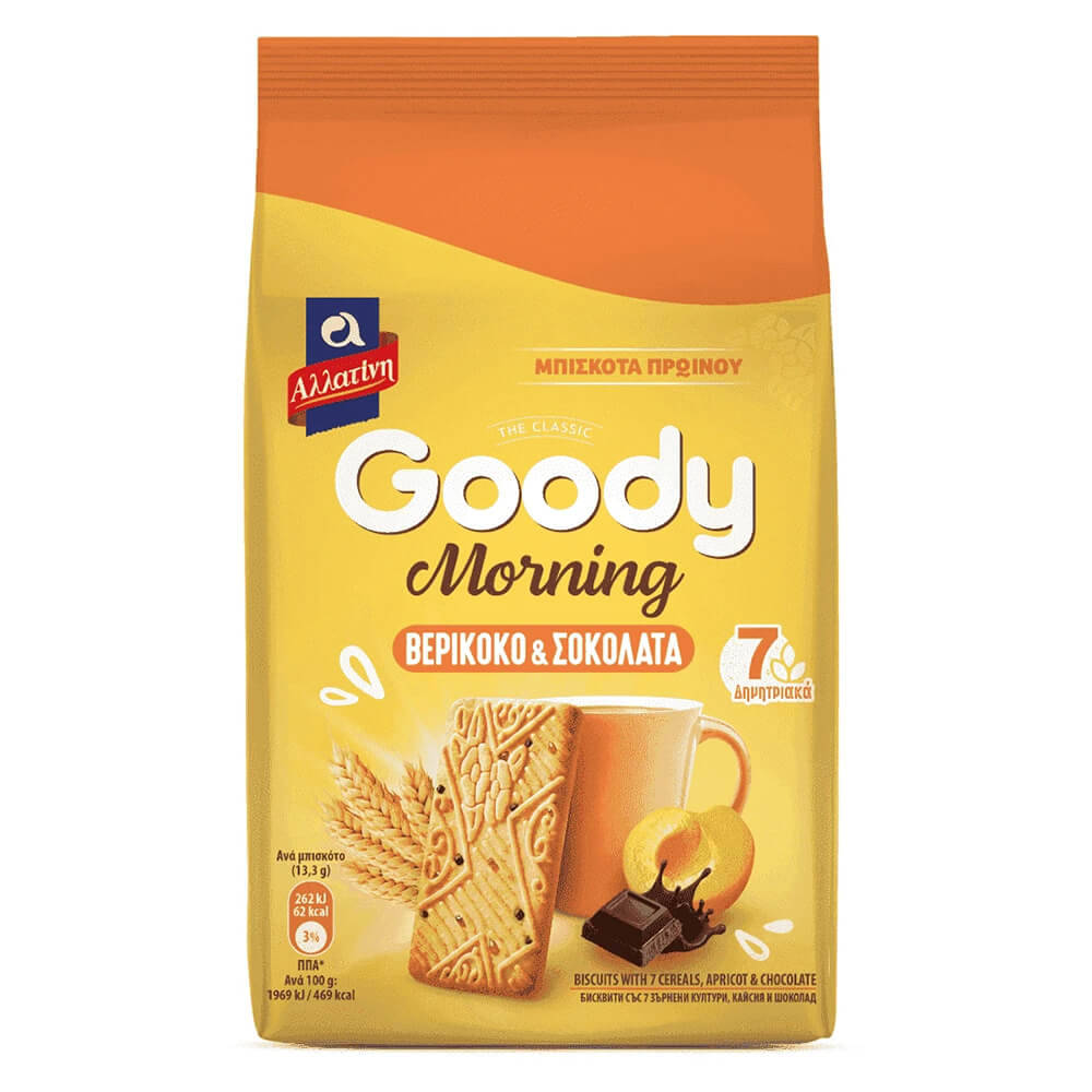 ΑΛΛΑΤΙΝΗ GOODY MORNING ΜΠΙΣΚΟΤΑ 160g ΒΕΡΙΚΟΚΟ & ΣΟΚΟΛΑΤΑ