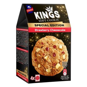 ΑΛΛΑΤΙΝΗ KINGS SOFT COOKIE 160g STRAWBERRY CHEESECAKE