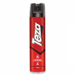 TEZA SPRAY ΕΝΤΟΜΟΚΤΟΝΟ EXTRA ΓΙΑ ΚΑΤΣΑΡΙΔΕΣ & ΜΥΡΜΗΓΚΙΑ 400ml