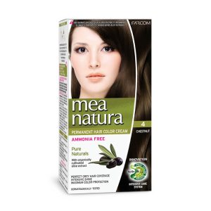 MEA NATURA ΣΕΤ ΒΑΦΗ ΜΑΛΛΙΩΝ ΧΩΡΙΣ ΑΜΜΩΝΙΑ 60ml No.4 ΚΑΣΤΑΝΟ