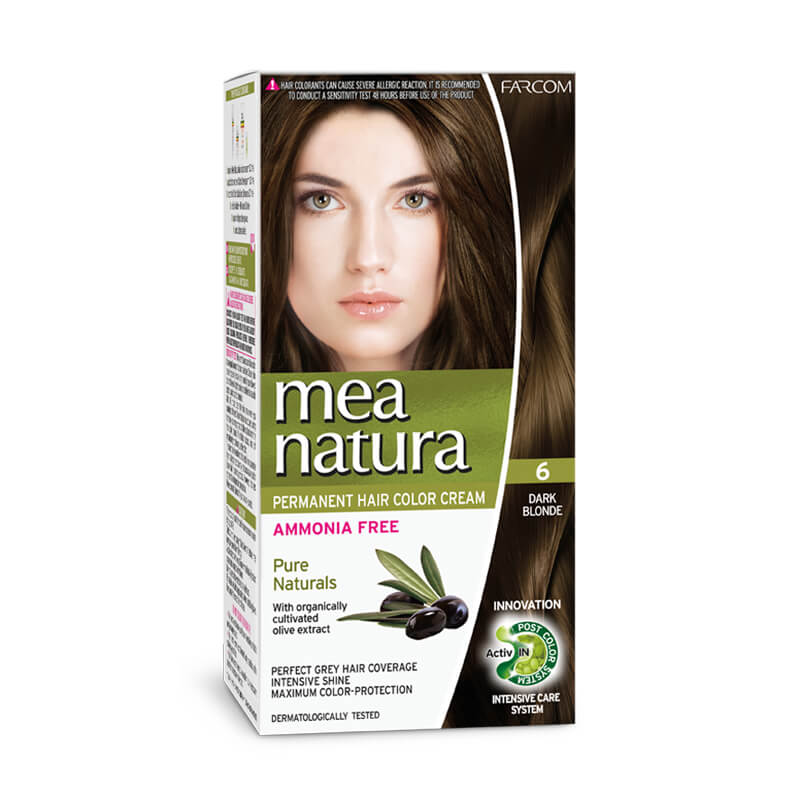 MEA NATURA ΣΕΤ ΒΑΦΗ ΜΑΛΛΙΩΝ ΧΩΡΙΣ ΑΜΜΩΝΙΑ 60ml No.6 ΞΑΝΘΟ ΣΚΟΥΡΟ