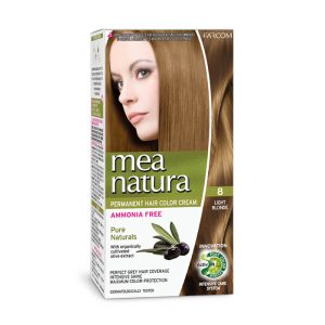 MEA NATURA ΣΕΤ ΒΑΦΗ ΜΑΛΛΙΩΝ ΧΩΡΙΣ ΑΜΜΩΝΙΑ 60ml No.8 ΞΑΝΘΟ ΑΝΟΙΧΤΟ