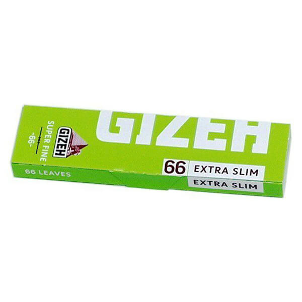 GIZEH EXTRA SLIM SUPER FINE 66 ΛΑΧΑΝΙ ΧΑΡΤΑΚΙΑ ΣΤΡΙΦΤΟΥ ΤΣΙΓΑΡΟΥ 50 φύλλων