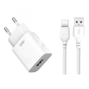 ΦΟΡΤΙΣΤΗΣ ΜΕ ΚΑΛΩΔΙΟ TYPE C 2.4A ΛΕΥΚΟ (L99)