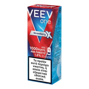 VEEV X ONE Pod 1000puffs Strawberry 1.8% 20mg/ml