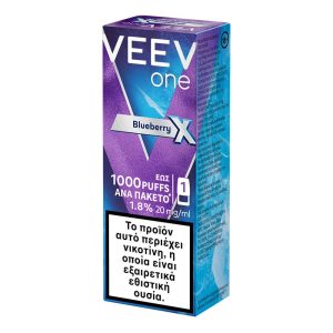 VEEV X ONE Pod 1000puffs Blueberry 1.8% 20mg/ml