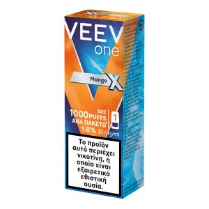 VEEV X ONE Pod 1000puffs Mango 1.8% 20mg/ml