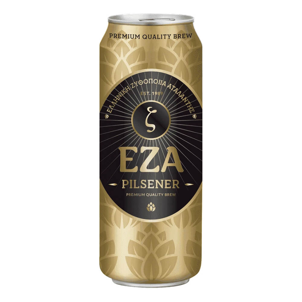 ΕΖΑ PILSENER ΜΠΙΡΑ ΚΟΥΤΙ 500ml 5.2% vol.