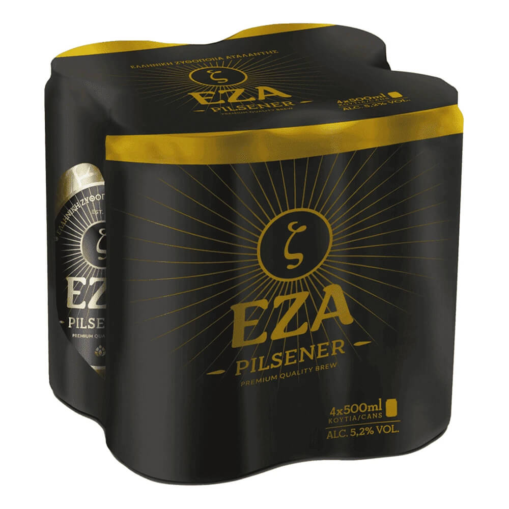 ΕΖΑ PILSENER ΜΠΙΡΑ ΚΟΥΤΙ 4x500ml 5.2% vol.