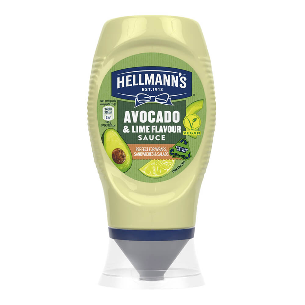 HELLMANN'S ΣΑΛΤΣΑ ΜΕ ΓΕΥΣΗ AVOCADO & LIME 250ml