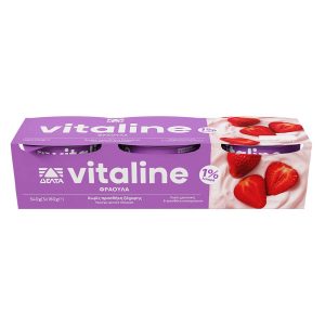 ΔΕΛΤΑ VITALINE ΕΠΙΔΟΡΠΙΟ ΓΙΑΟΥΡΤΙΟΥ ΦΡΑΟΥΛΑ 1% ΛΙΠΑΡΑ 3x180g