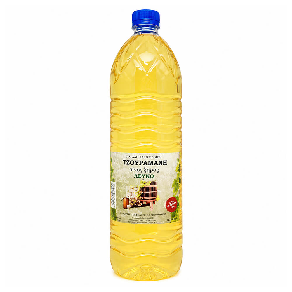ΤΖΟΥΡΑΜΑΝΗΣ ΟΙΝΟΣ ΛΕΥΚΟΣ ΞΗΡΟΣ 1.5lt 11% Vol.