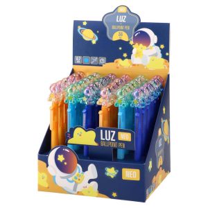 ΣΤΥΛΟ ΔΙΑΡΚΕΙΑΣ BALL POINT FLUO STAR ASTRO MIX DISPLAY 101037
