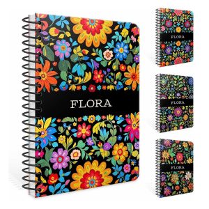 ΤΕΤΡΑΔΙΟ ΣΠΙΡΑΛ FLORA Α4 21X29.7 2Θ. (διάφορα σχέδια)