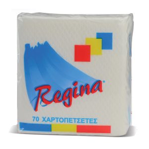 REGINA ΧΑΡΤΟΠΕΤΣΕΤΕΣ ΛΕΥΚΕΣ 33x33εκ. 70τεμ.