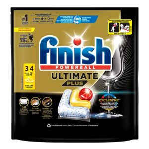 FINISH ULTIMATE PLUS ALL in 1 ΤΑΜΠΛΕΤΕΣ ΠΛΥΝΤΗΡΙΟΥ ΠΙΑΤΩΝ 34τεμ. LEMON