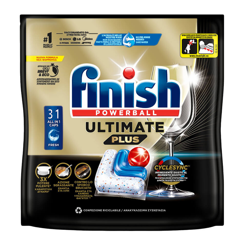 FINISH ULTIMATE PLUS ALL in 1 ΤΑΜΠΛΕΤΕΣ ΠΛΥΝΤΗΡΙΟΥ ΠΙΑΤΩΝ 31τεμ. CLASSIC