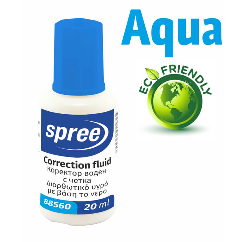 ΔΙΟΡΘΩΤΙΚΟ ΥΓΡΟ ΜΕ ΠΙΝΕΛΟ SPREE CORRECTION FLUID 20ml 88560 - Image 2