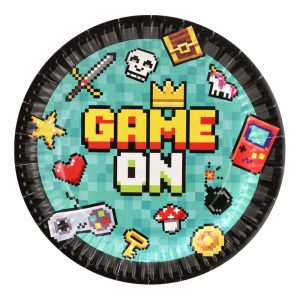 ΠΙΑΤΑ ΠΑΡΤΥ ΧΑΡΤΙΝΑ ΦΑΓΗΤΟΥ 23εκ. GAME ON 6τεμ. 708160